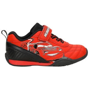 Czerwono czarne sneakersy z postacia z bajki auta Bartek 87067-15