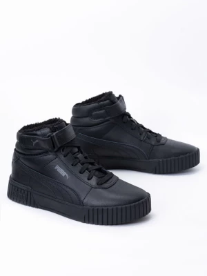Sneakersy dziecięce czarne PUMA CARINA 2.0 MID WTR JR