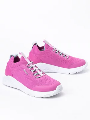 Sneakersy dziecięce różowe GEOX J SPRINTYE GIRL