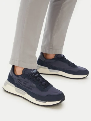 Sneakersy EA7 Emporio Armani 7X000874 AF28089 MB784 Granatowy