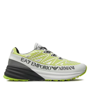 Sneakersy EA7 Emporio Armani X8X129 XK307 T563 Opt.Wht+Blk+Acid Lim