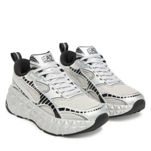 Sneakersy EA7 Emporio Armani X8X238 XK431 MZ163 Srebrny