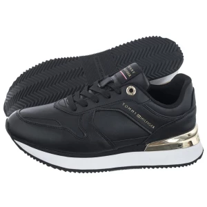 Sneakersy Elevated Feminine Leather Runner Black FW0FW07108 BDS (TH761-a) Tommy Hilfiger