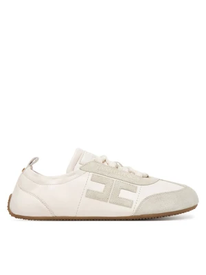 Sneakersy Elisabetta Franchi SA39G61E2 Écru Kremowy