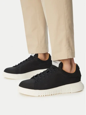 Sneakersy Emporio Armani EM003663 AF19998 UC001 Czarny
