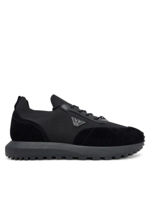Sneakersy Emporio Armani EM003739 AF19724 MC005 Czarny