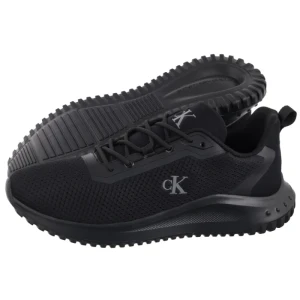 Sneakersy Eva Runner Mix Mesh Triple Black YM0YM01285 0GJ (CK670-a) Calvin Klein