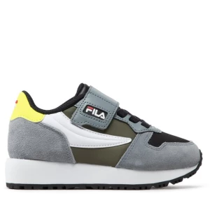 Sneakersy Fila Retroque Velcro Kids FFK0036.83149 Black/Loden Green