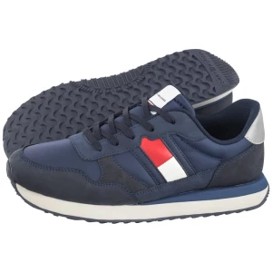 Sneakersy Flag Low Cut Lace-Up Sneaker T3X9-33130-0316 800 Blue (TH1041-a) Tommy Hilfiger
