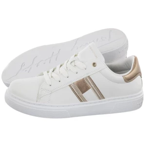 Sneakersy Flag Low Cut Lace-Up Sneaker White/Platinum T3A9-32703-1355 X048 (TH668-a) Tommy Hilfiger