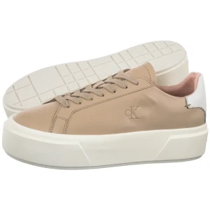 Sneakersy Flatform Lace Up Lth Mg Crystal Grey YW0YW01928 ABH (CK710-c) Calvin Klein