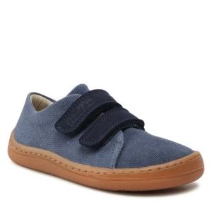 Sneakersy Froddo Barefoot Vegan Velcro G3130229 Niebieski