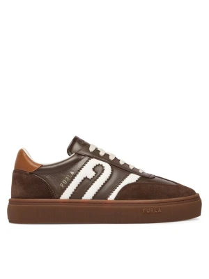 Sneakersy Furla Allegra Lace-Up YM52ALG BX4690 BD 5297S Brązowy ciemny