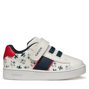 Sneakersy Geox B Eclyper Boy B455LA 000BC C0085 Biały
