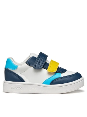 Sneakersy Geox B Eclyper Boy B555LA 000BC CB41Z Biały