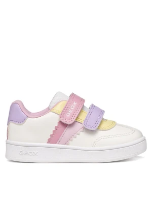 Sneakersy Geox B Eclyper Girl B665MA 000BC C1R8Z Biały