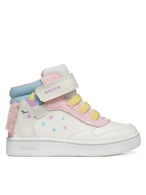 Sneakersy Geox B Eclyper Girl B665MB 0BCQ6 C0406 S Biały