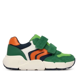 Sneakersy Geox B Flexyper Mini Boy B656GC 01422 C0587 S Zielony