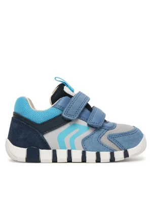 Sneakersy Geox B Iupidoo Boy B3555D 02214 C4S1L Niebieski