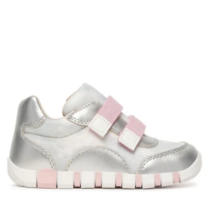 Sneakersy Geox B Iupidoo Girl B3558A 0AS54 C0566 Srebrny