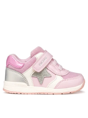 Sneakersy Geox B Rishon Girl B560LA 0BCEW C0514 Różowy