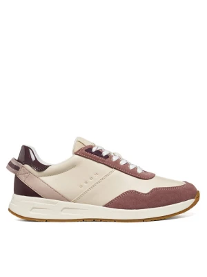 Sneakersy Geox D Bulmya D66NQA 05422 C5VA8 Kremowy