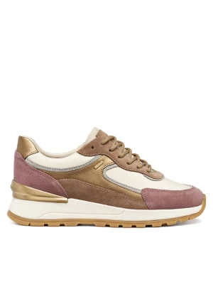Sneakersy Geox D Desya B Abx D563LB 8522 C1SD6 Kremowy