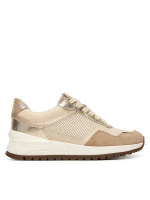 Sneakersy Geox D Desya D6500A 085CF C1S2L Beżowy