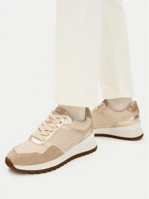 Sneakersy Geox D Desya D6500A 085CF C1S2L Beżowy