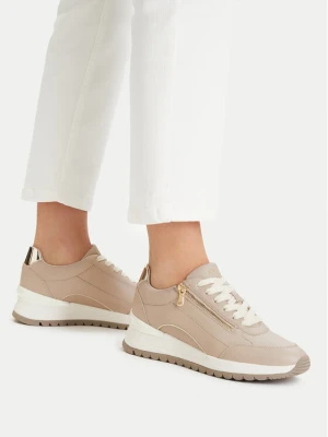 Sneakersy Geox D Desya D6600A 085BN C5379 Beżowy