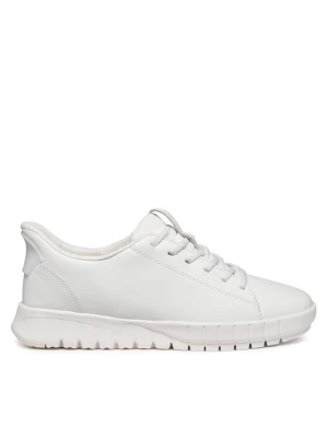 Sneakersy Geox D Flextride Plus D567SA 09B15 C1000 Biały