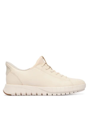 Sneakersy Geox D Flextride Plus D657SC 0009B C1122 Kremowy