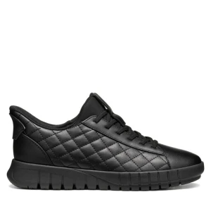 Sneakersy Geox D Flextride Plus D667SB 000BC C9999 Czarny