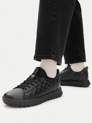 Sneakersy Geox D Flextride Plus D667SB 000BC C9999 Czarny