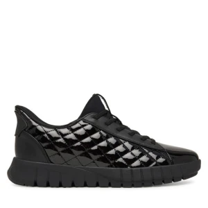 Sneakersy Geox D Flextride Plus D667SB 254 C9999 Czarny