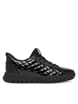 Sneakersy Geox D Flextride Plus D667SB 254 C9999 Czarny