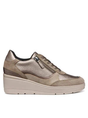 Sneakersy Geox D Ilde D46RAA 02N22 C6029 Beżowy