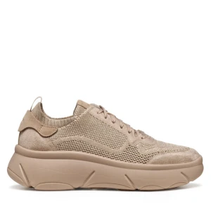 Sneakersy Geox D Nebula 2.0 X D55NHA 0009T C8097 Beżowy