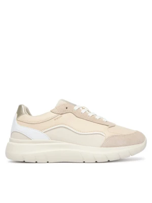Sneakersy Geox D Plummery D65YNA 5422 C5V1Z Beżowy jasny