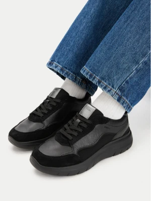 Sneakersy Geox D Plummery D65YNA 5422 C9999 Czarny
