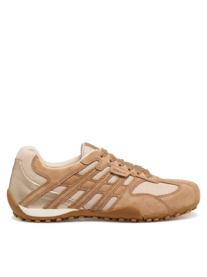 Sneakersy Geox D Snake Original D65B0A 01422 C1056 Beżowy