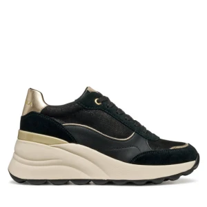 Sneakersy Geox D Spherica Ec13 D45WAA 0MA22 C9999 Czarny