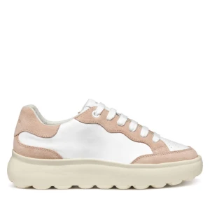 Sneakersy Geox D Spherica Ec4.1 D55TCA 08522 C1Z8Z Biały