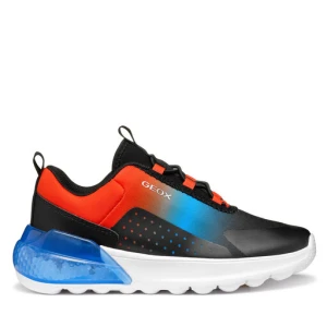 Sneakersy Geox J Activart Illuminus J45LYA 02A9J C9B7S M Czarny