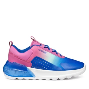 Sneakersy Geox J Activart Illuminus J45LZA 02A9J C8NK4 D Różowy
