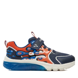 Sneakersy Geox J Ciberdron Boy J45LBA 01454 C0659 D Navy/Orange