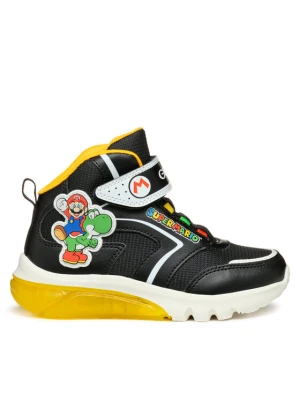 Sneakersy Geox J Ciberdron Boy J46LBJ 054FU C0054 D Czarny