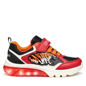 Sneakersy Geox J Ciberdron J56LBB 054CE C0020 D Czerwony