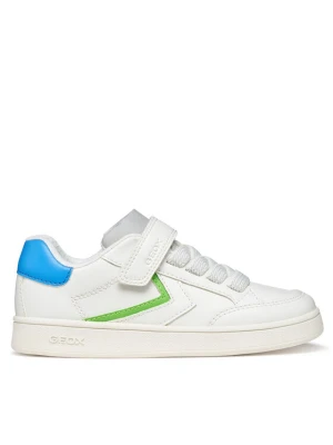Sneakersy Geox J Eclyper Boy J55LSA 05411 C0478 S Biały