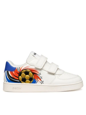Sneakersy Geox J Eclyper Boy J65LSD 0FU54 C0293 S Biały